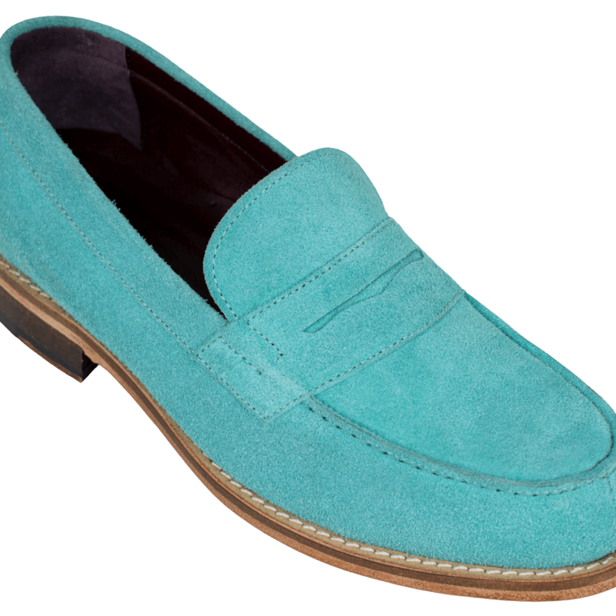 Beverley: Mocassin Homme - Daim Tiffany - Bleather Maroc