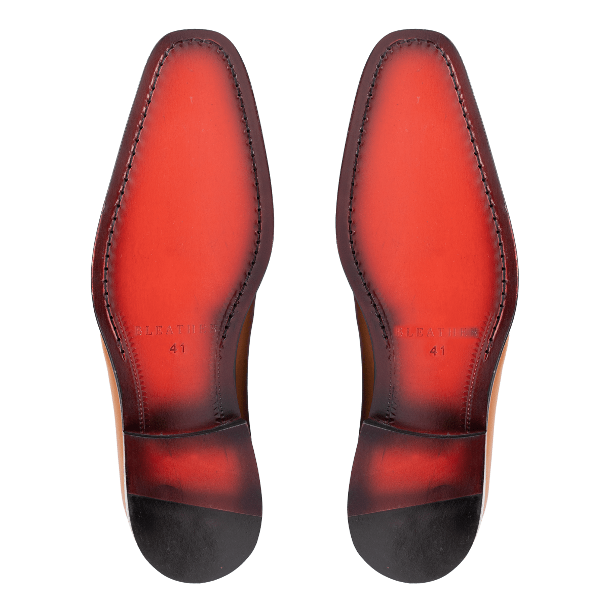 Branson: Richelieu Homme - Cuir Cognac - Bleather Maroc