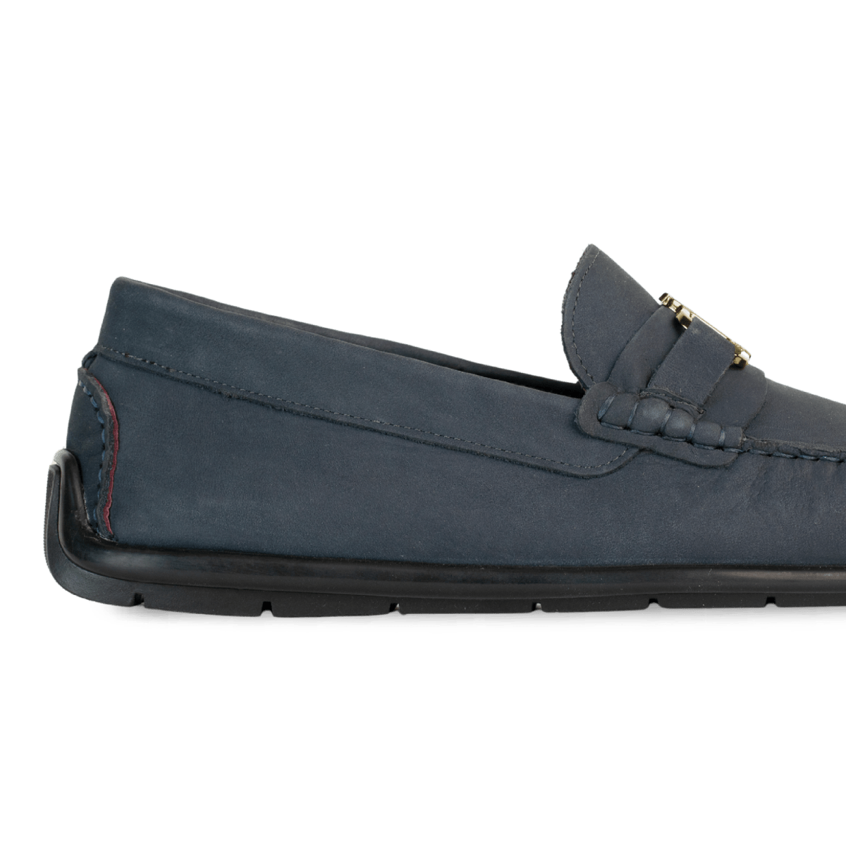 Brighton : Mocassin Homme - Nubuck Bleu Nuit - Bleather Maroc