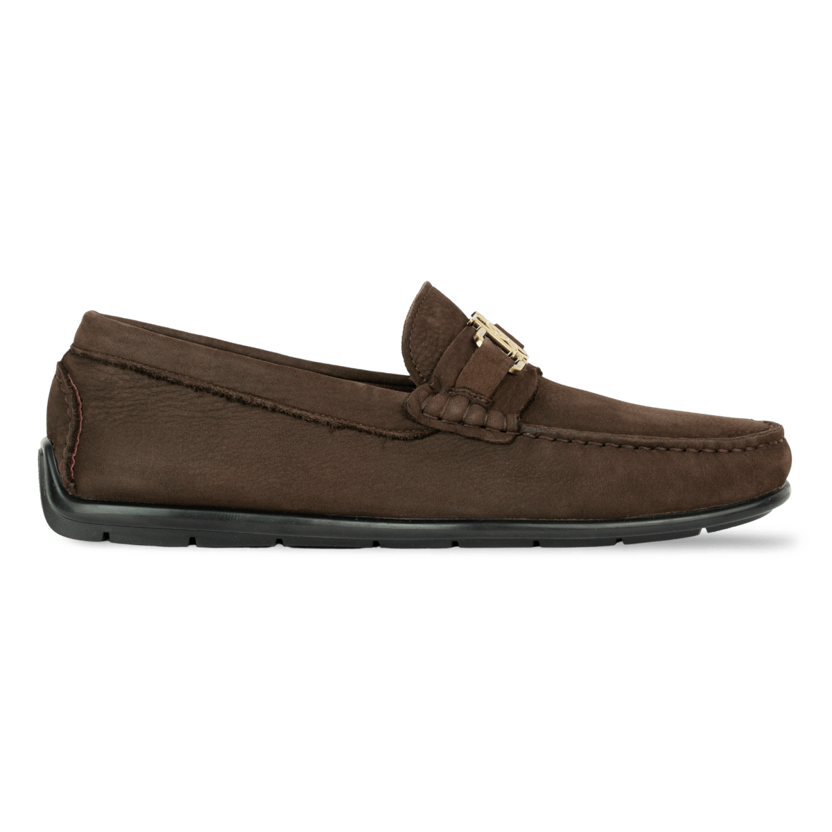 Brighton : Mocassin Homme - Nubuck Marron - Bleather Maroc