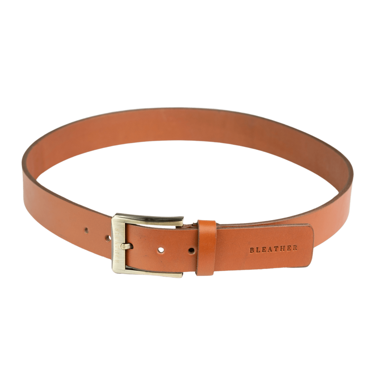 C100BR: Ceinture Homme - Cuir Tabac - Bleather Maroc