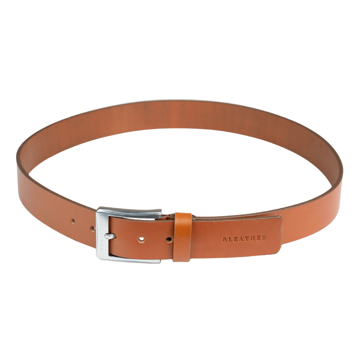 C100SL: Ceinture Homme - Cuir Tabac - Bleather Maroc