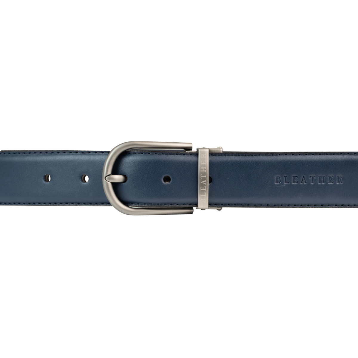 C81SL: Ceinture Homme - Cuir Bleu - Bleather Maroc