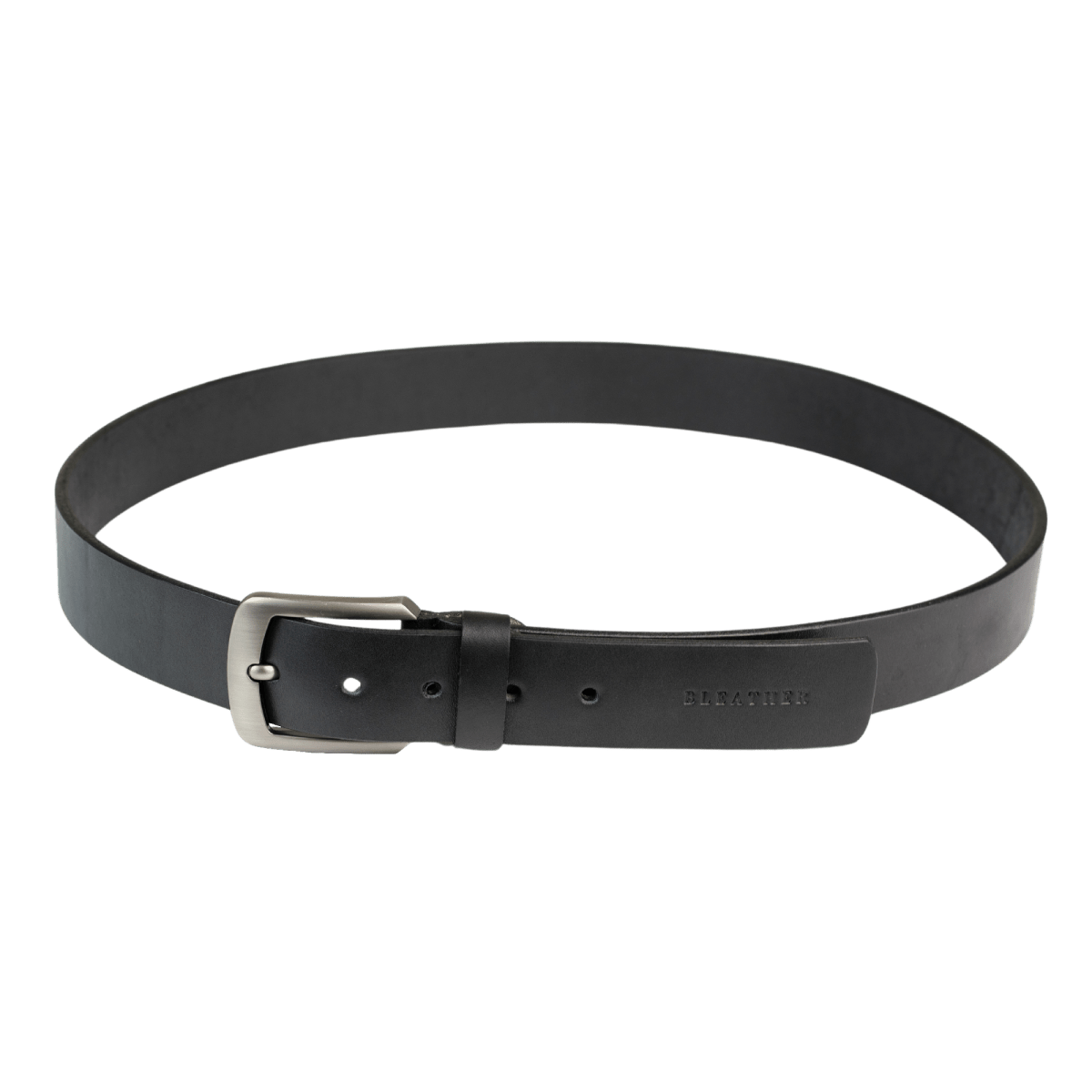 C95: Ceinture Homme - Cuir Noir - Bleather Maroc