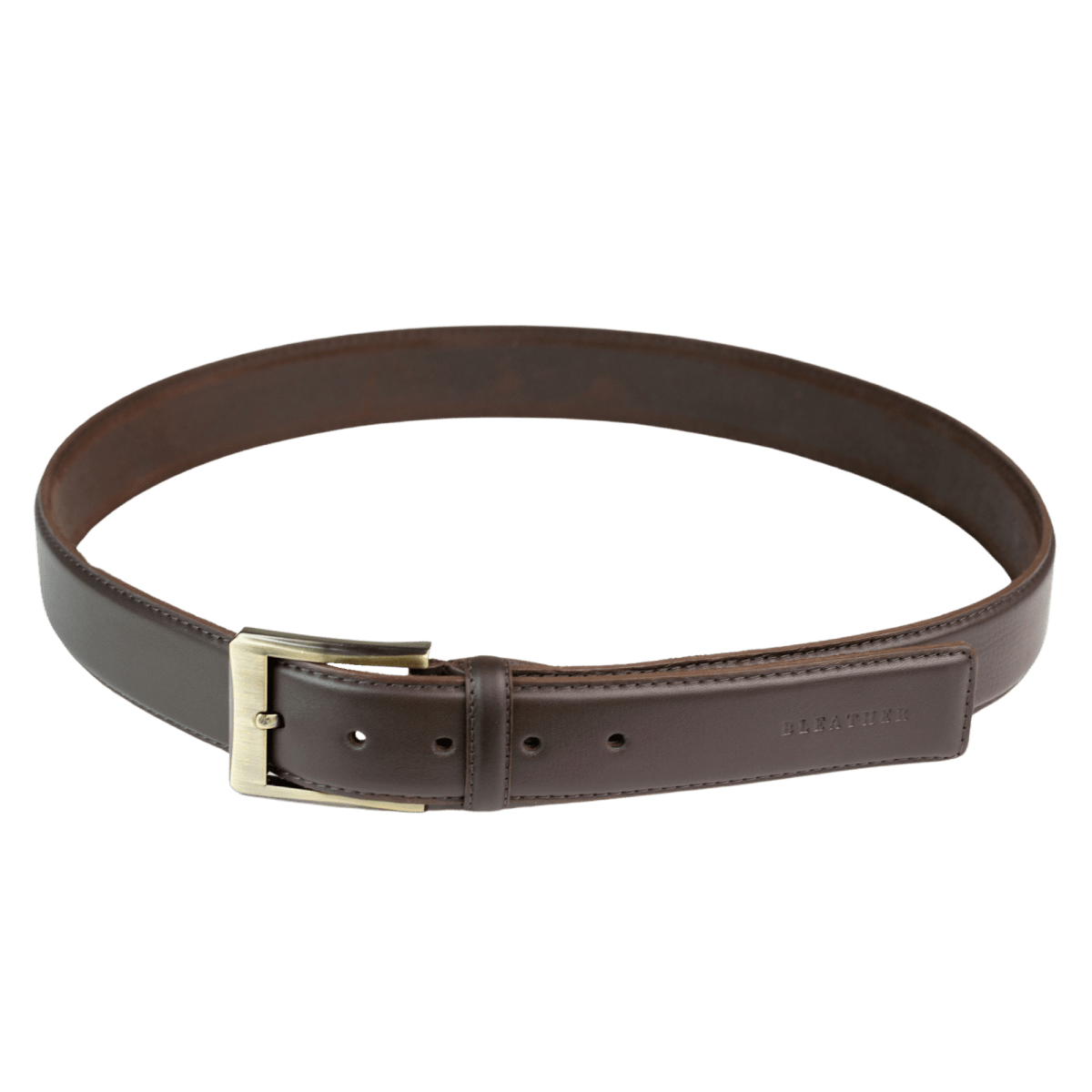 C99BR: Ceinture Homme - Cuir Marron Bronze - Bleather Maroc