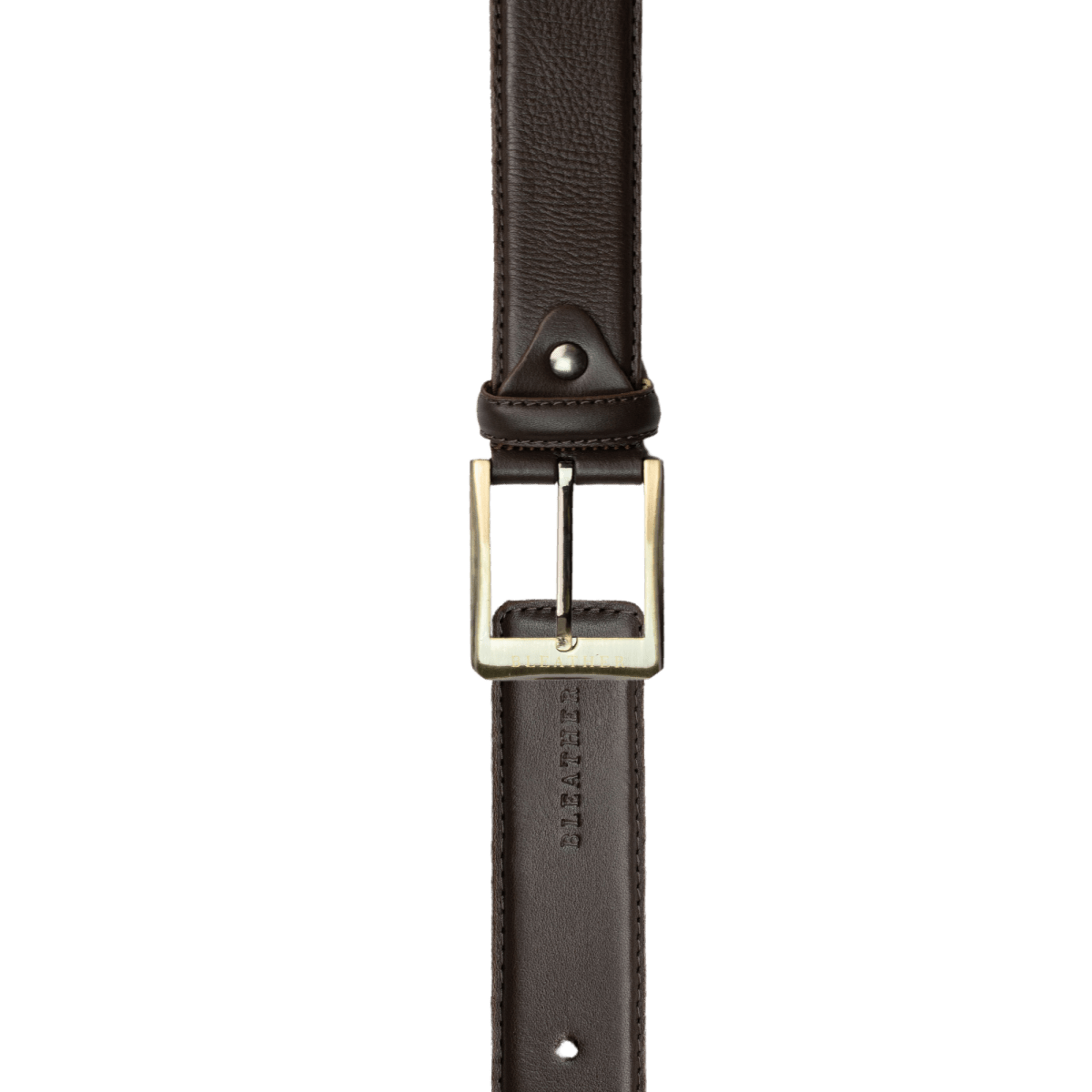 C99BR: Ceinture Homme - Cuir Marron Bronze - Bleather Maroc