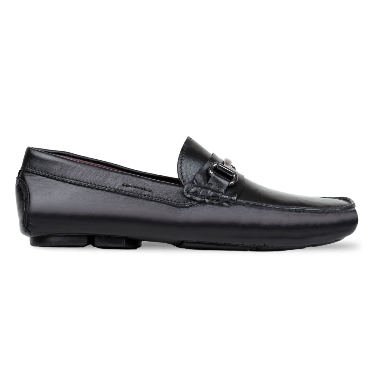 Calvin: Mocassin Homme - Cuir Noir - Bleather Maroc