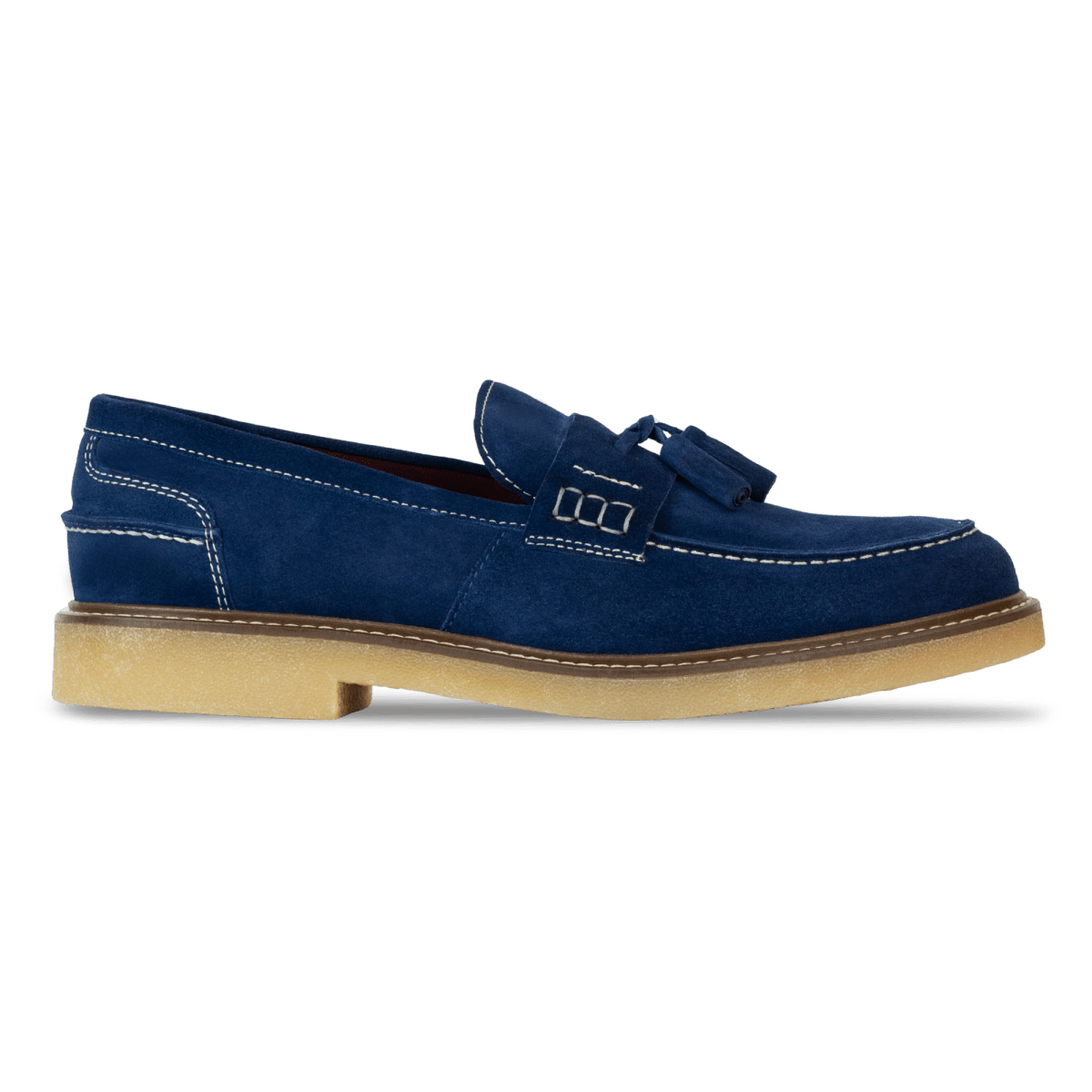 Cambridge: Mocassin Homme - Daim Bleu