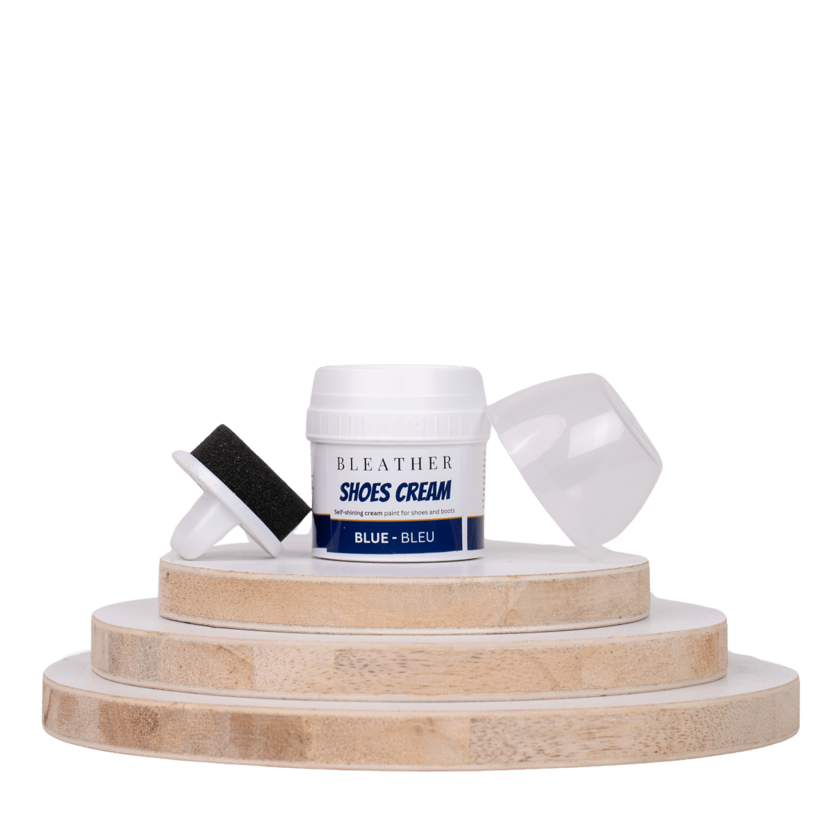 Crème auto - lustrante: Bleu - 60ml - Bleather Maroc