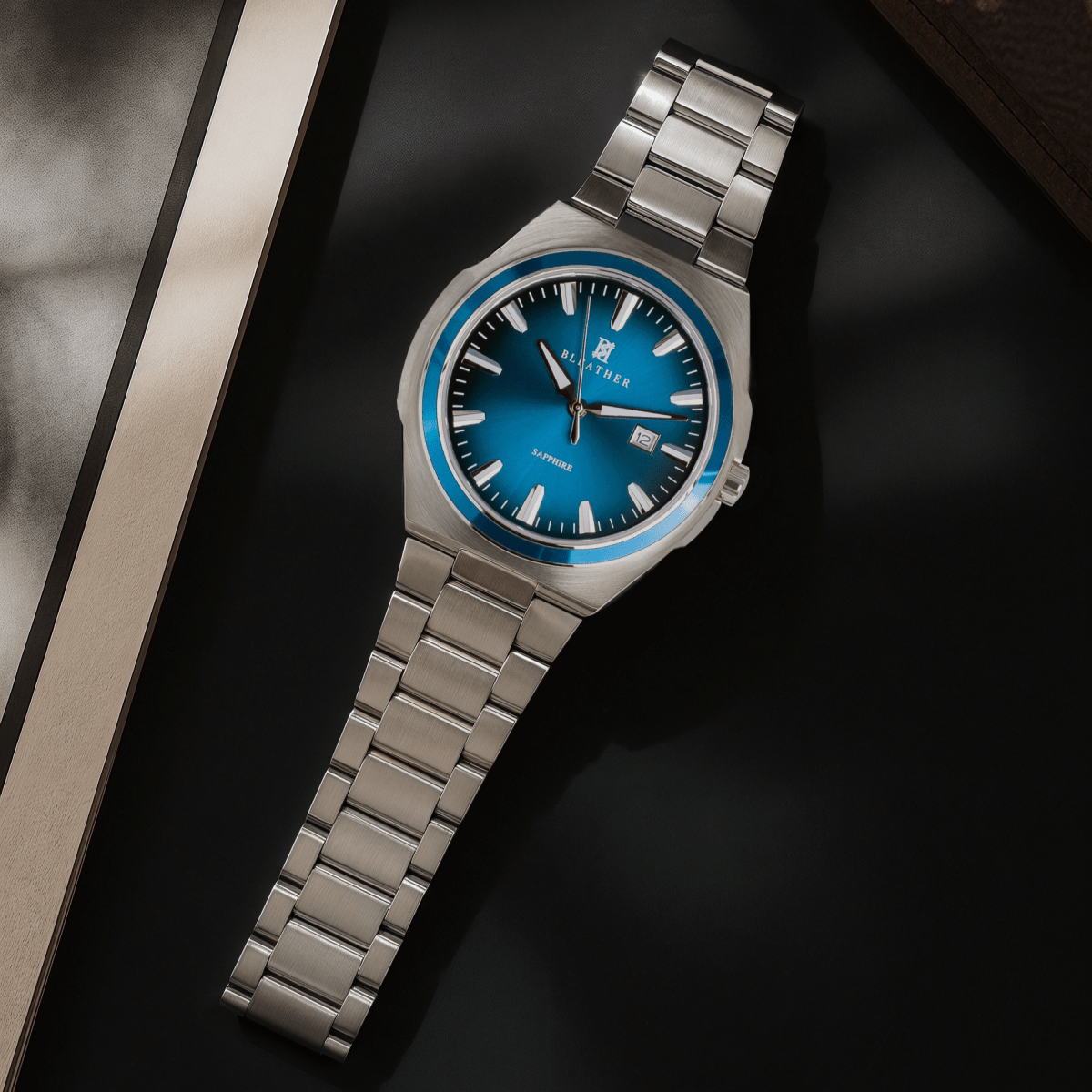 Earl: Montre Quartz Homme – Acier Argenté - Bleather Maroc