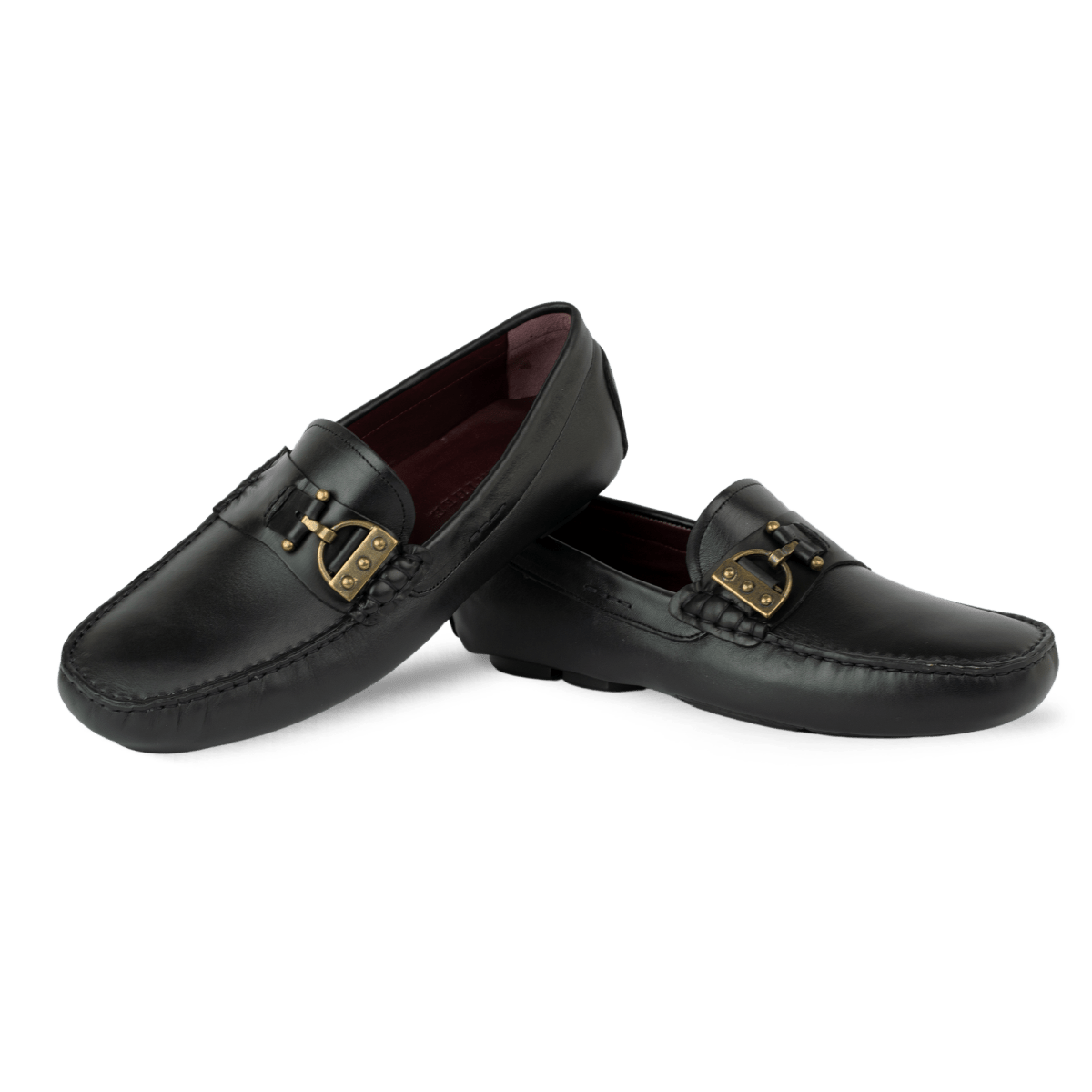 Erwin Mocassin Homme - Cuir Noir - Bleather Maroc