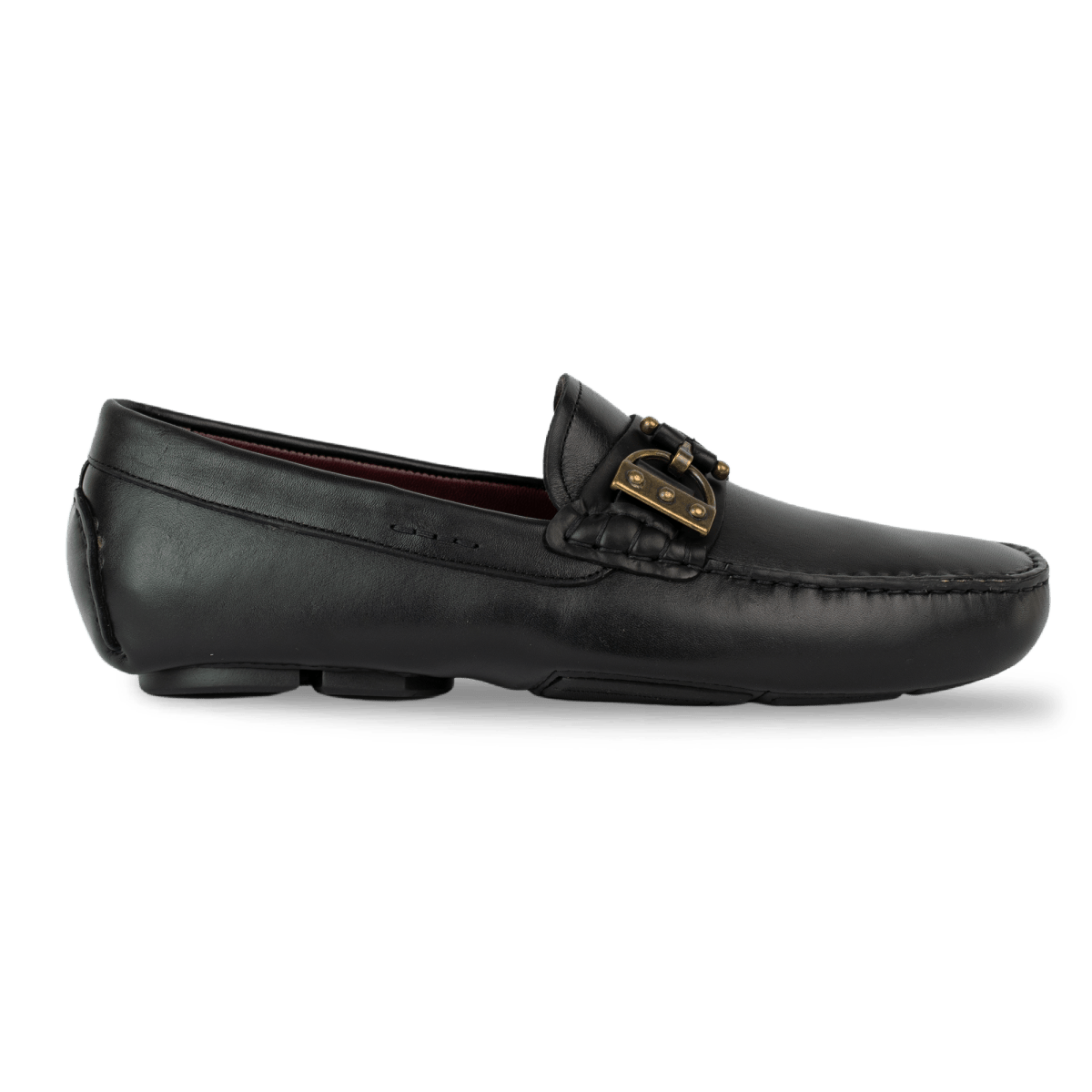 Erwin Mocassin Homme - Cuir Noir - Bleather Maroc
