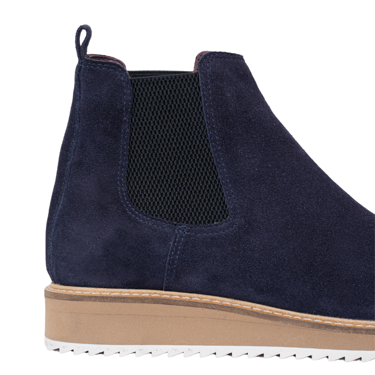 Greece: Chelsea Boots Homme - Daim Bleu - Bleather Maroc