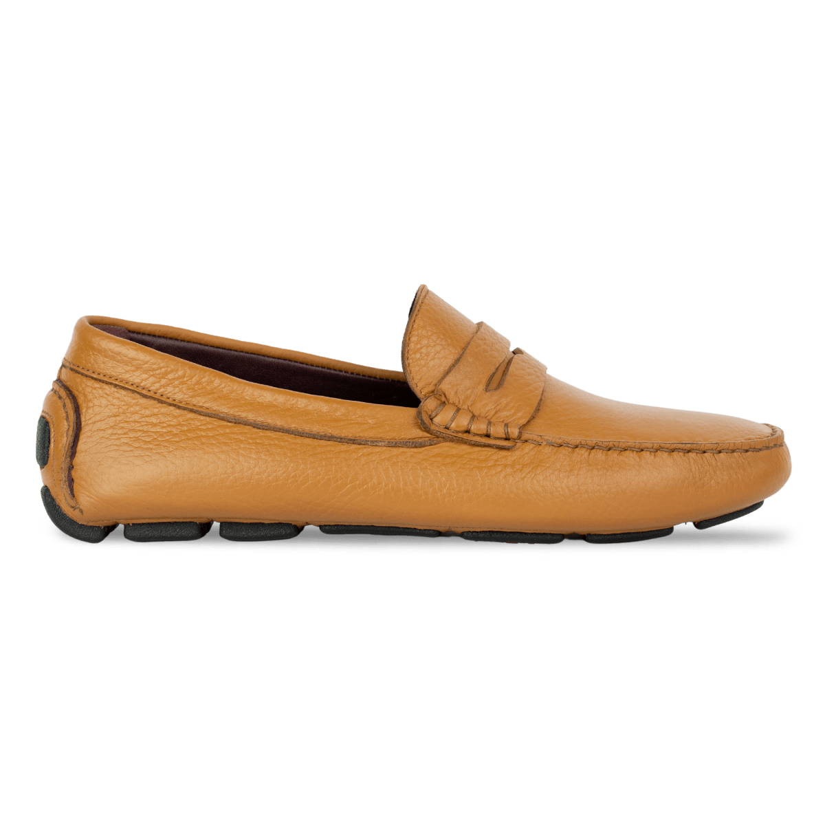 Harvey : Mocassin Homme - Cuir Cognac - Bleather Maroc