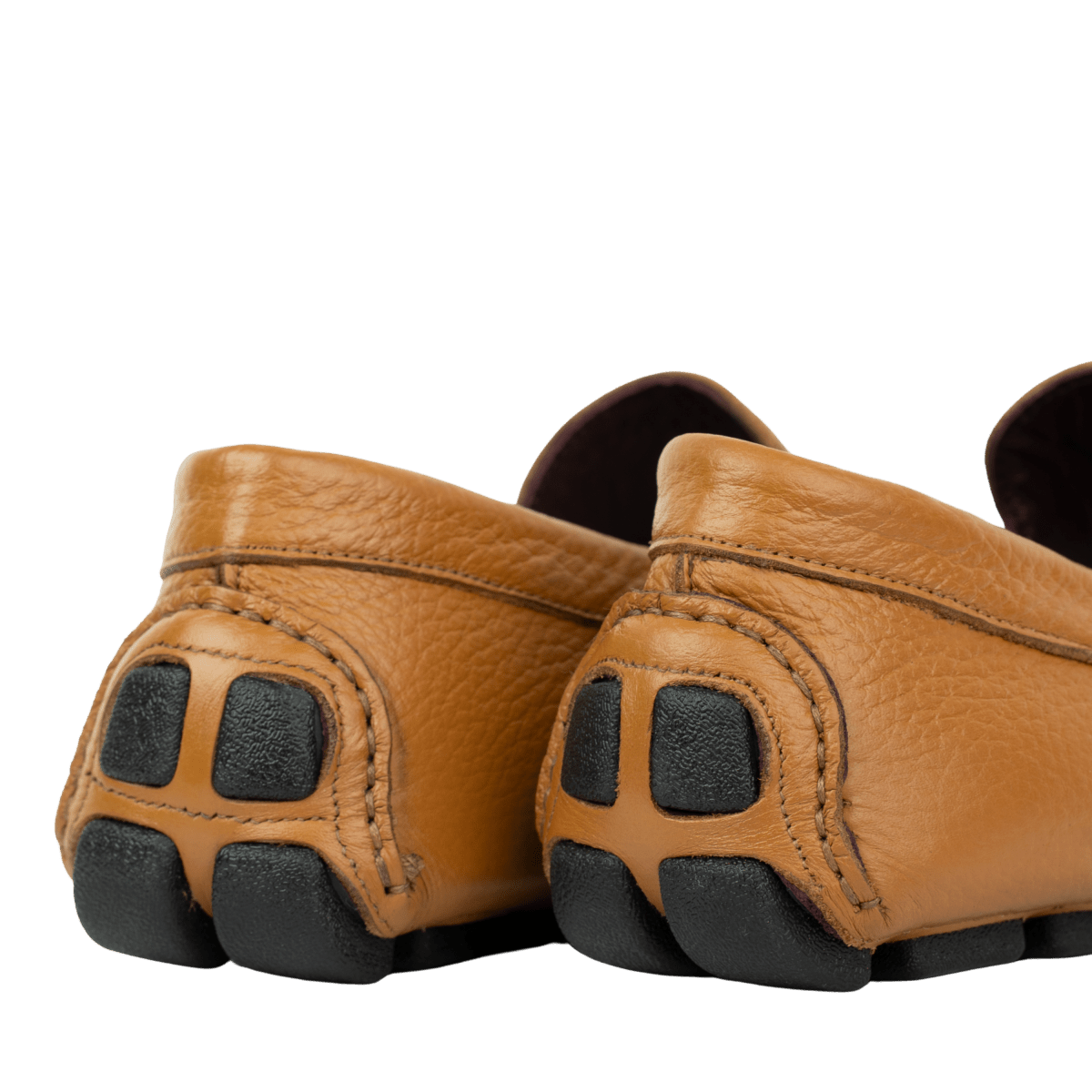 Harvey : Mocassin Homme - Cuir Cognac - Bleather Maroc