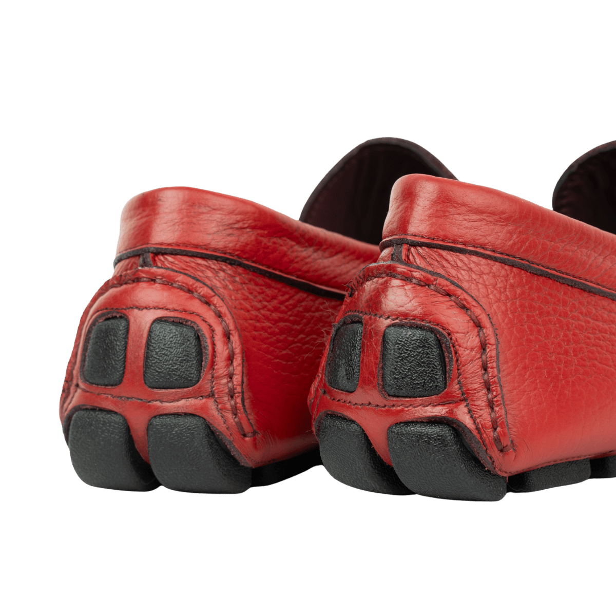 Harvey : Mocassin Homme - Cuir Rouge Toscane - Bleather Maroc