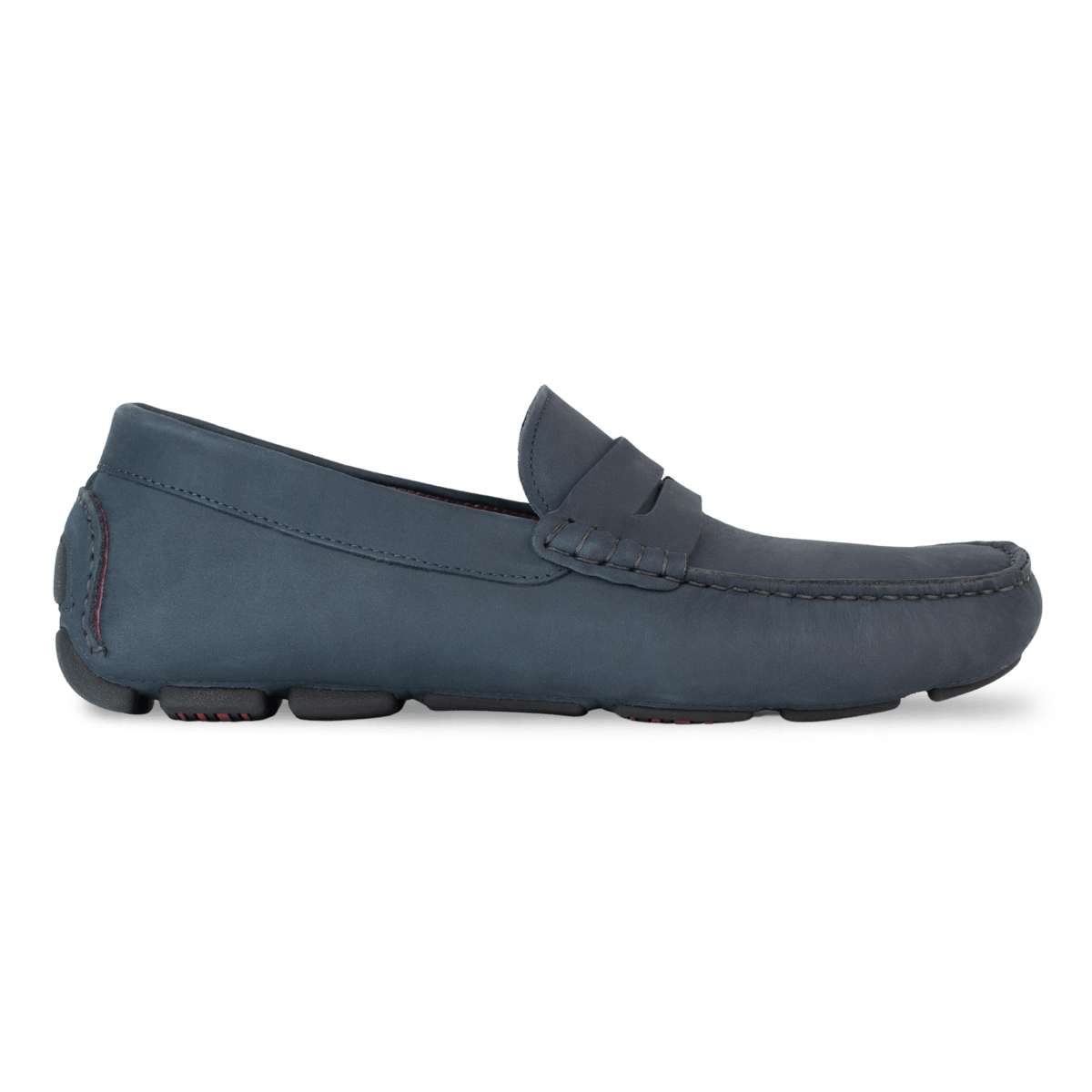 Harvey : Mocassin Homme - Nubuck Bleu Pétrole - Bleather Maroc