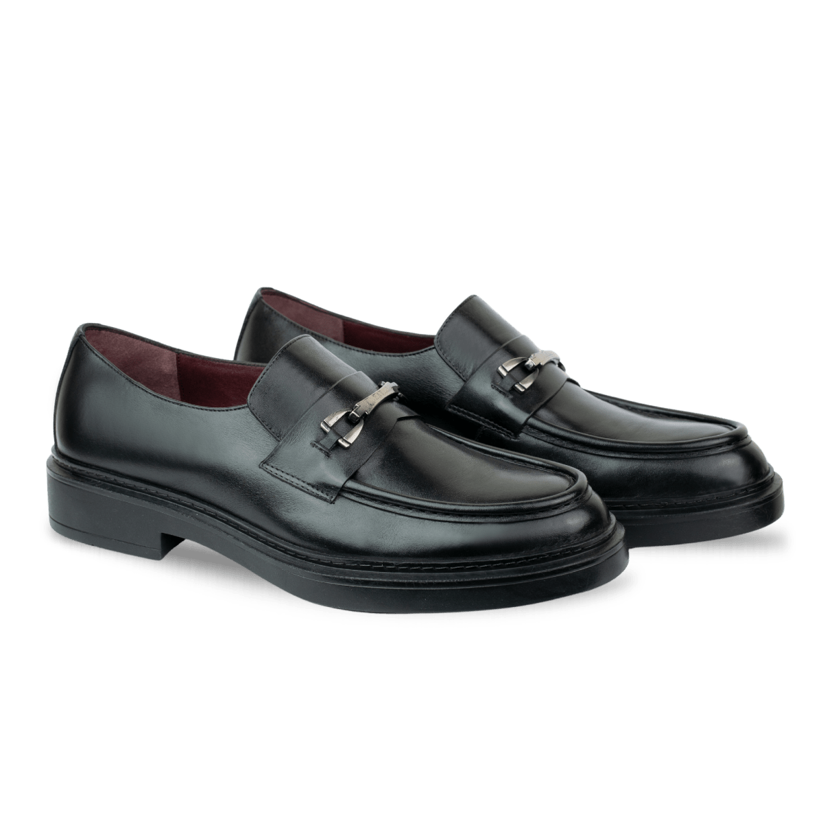Oliver: Mocassin Homme - Cuir Noir - Bleather Maroc