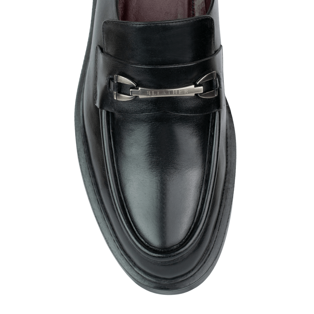 Oliver: Mocassin Homme - Cuir Noir - Bleather Maroc