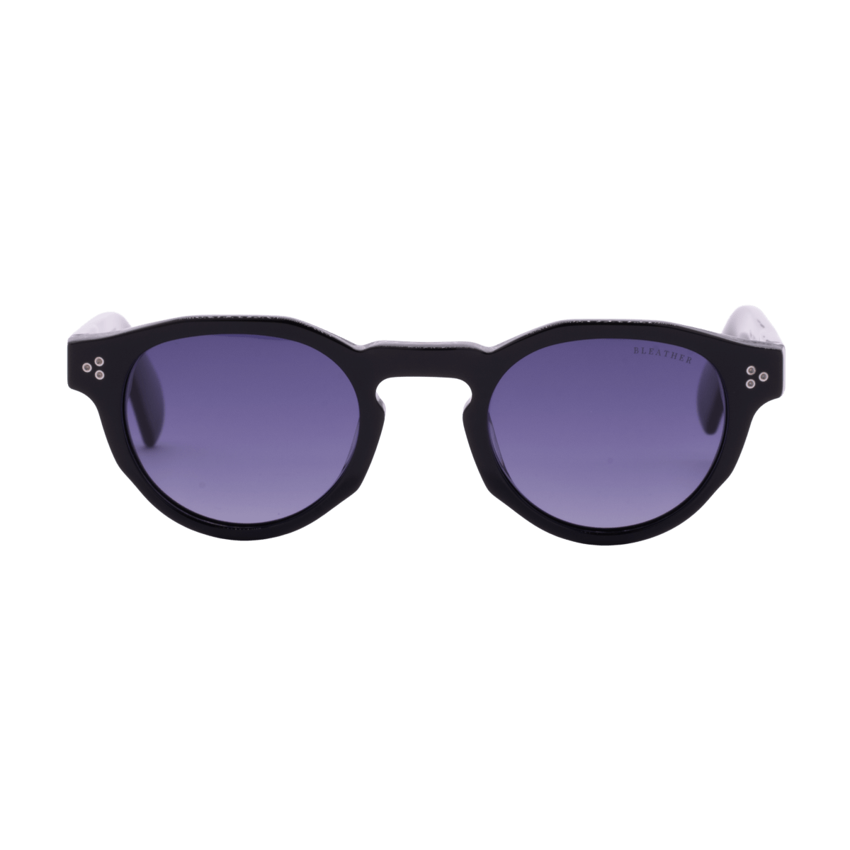 Ryder: Lunettes de soleil de luxe Noir dég/Noir - Bleather Maroc