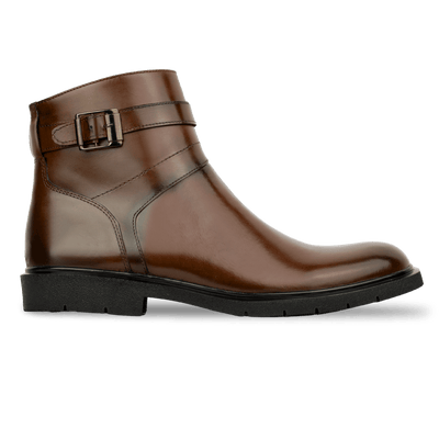 Storm: Boots Homme - Cuir Marron - Bleather Maroc