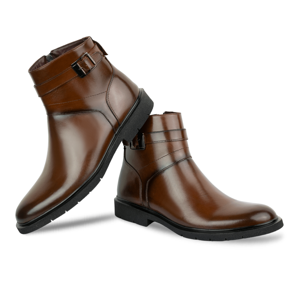 Storm: Boots Homme - Cuir Marron - Bleather Maroc