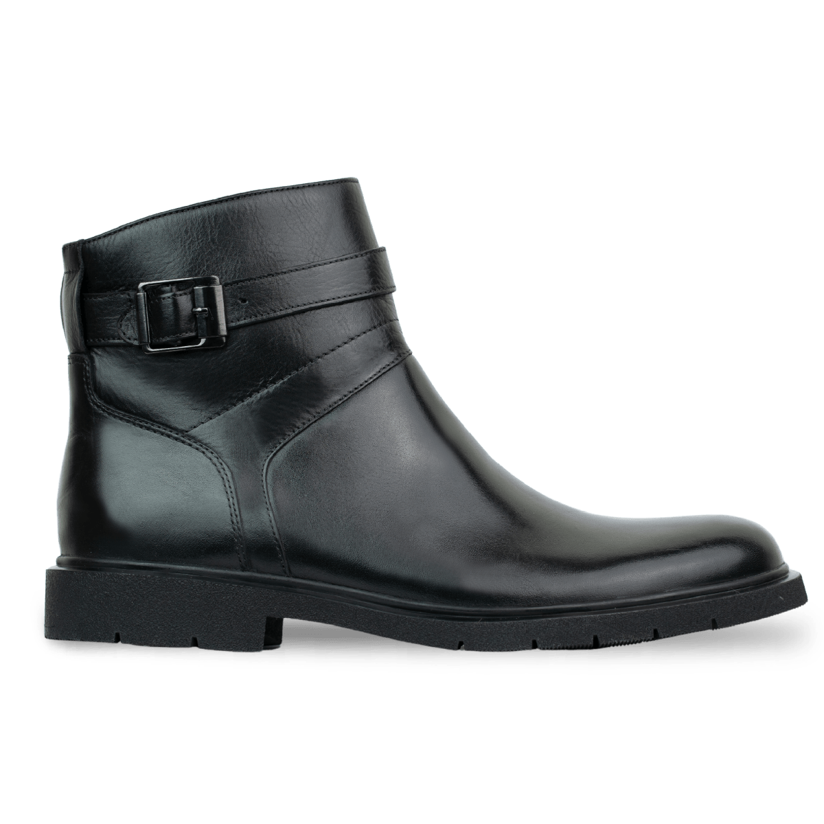 Storm: Boots Homme - Cuir Noir - Bleather Maroc