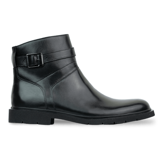 Storm: Boots Homme - Cuir Noir