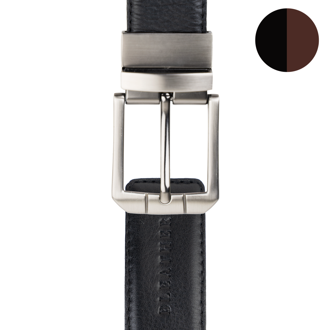 Ceinture: C64 Double Face Noir/Marron