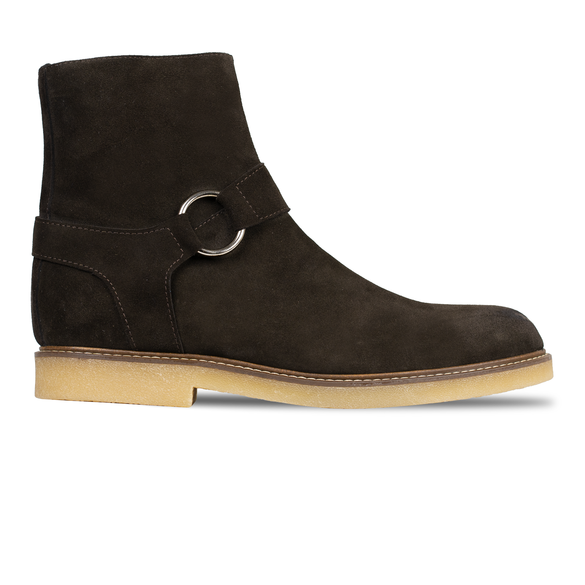 Marlon: Bottes Homme -  Daim Marron