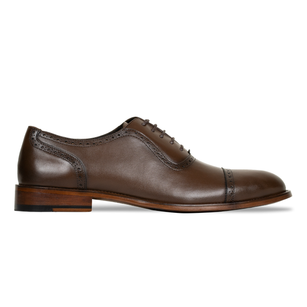 Lewis: Richelieu Homme - Cuir Marron