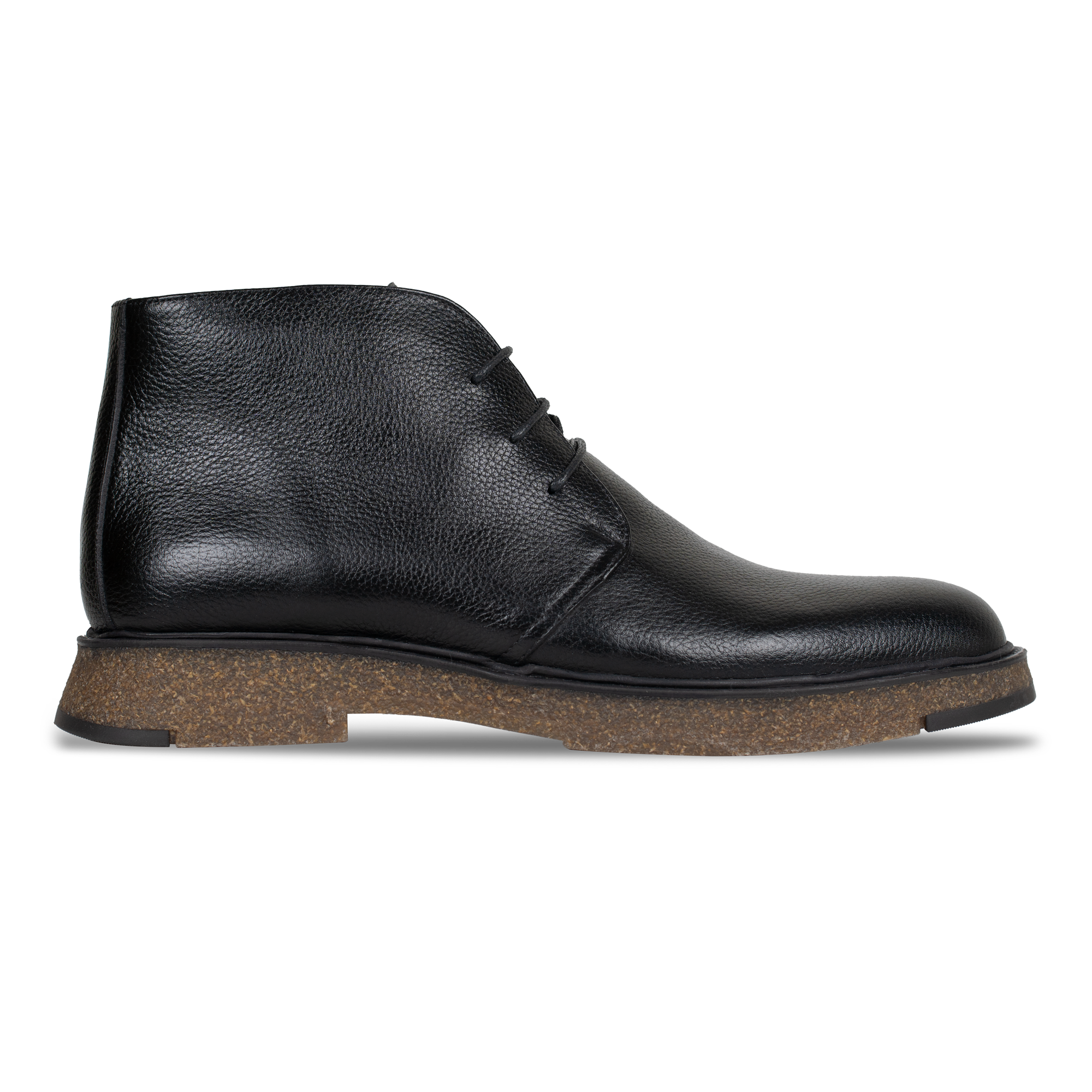 Brooking: Demi Bottes Homme - Cuir Noir