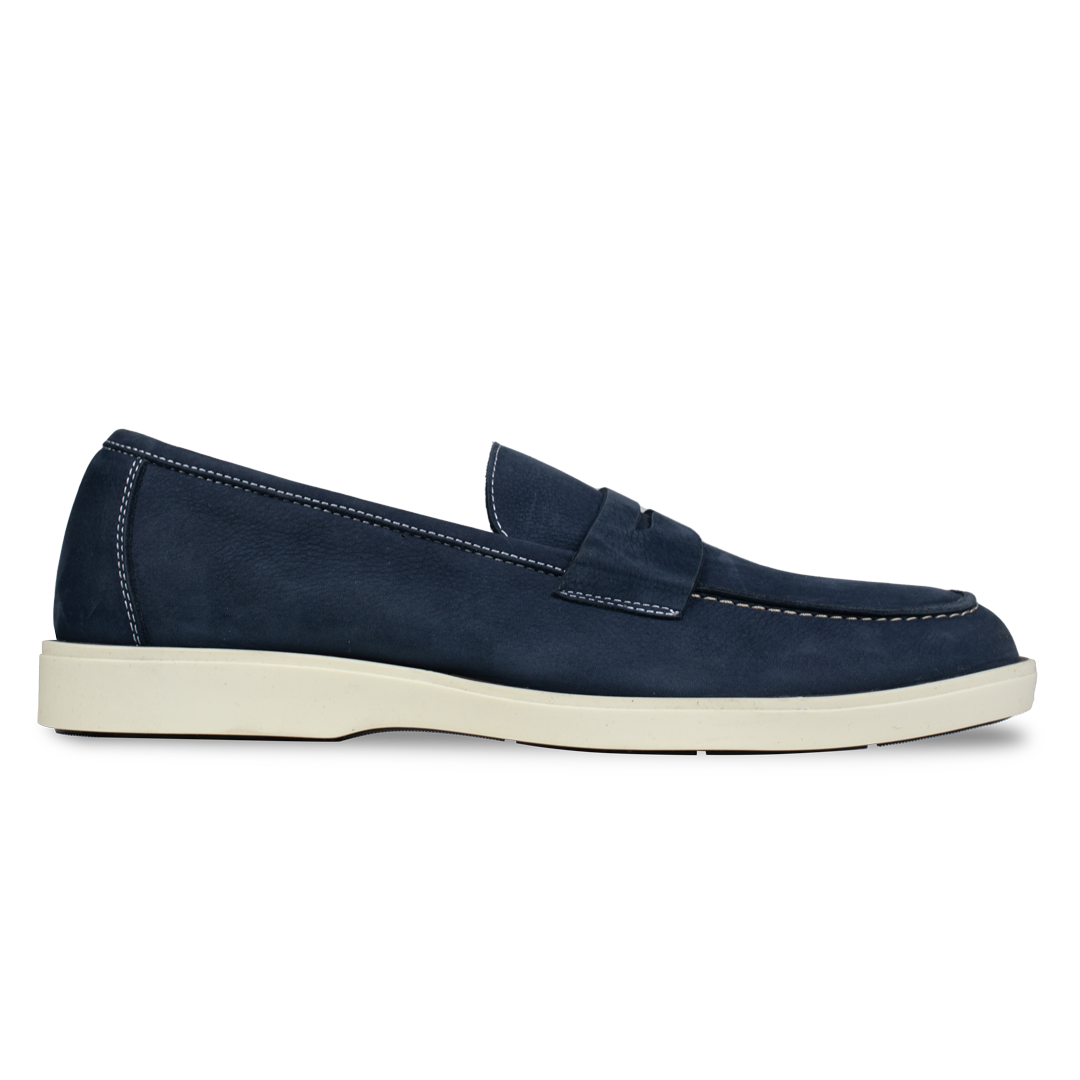 Alan: Mocassin Homme - Gomme Bleu