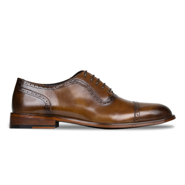 Lewis: Richelieu Homme - Cuir Cognac