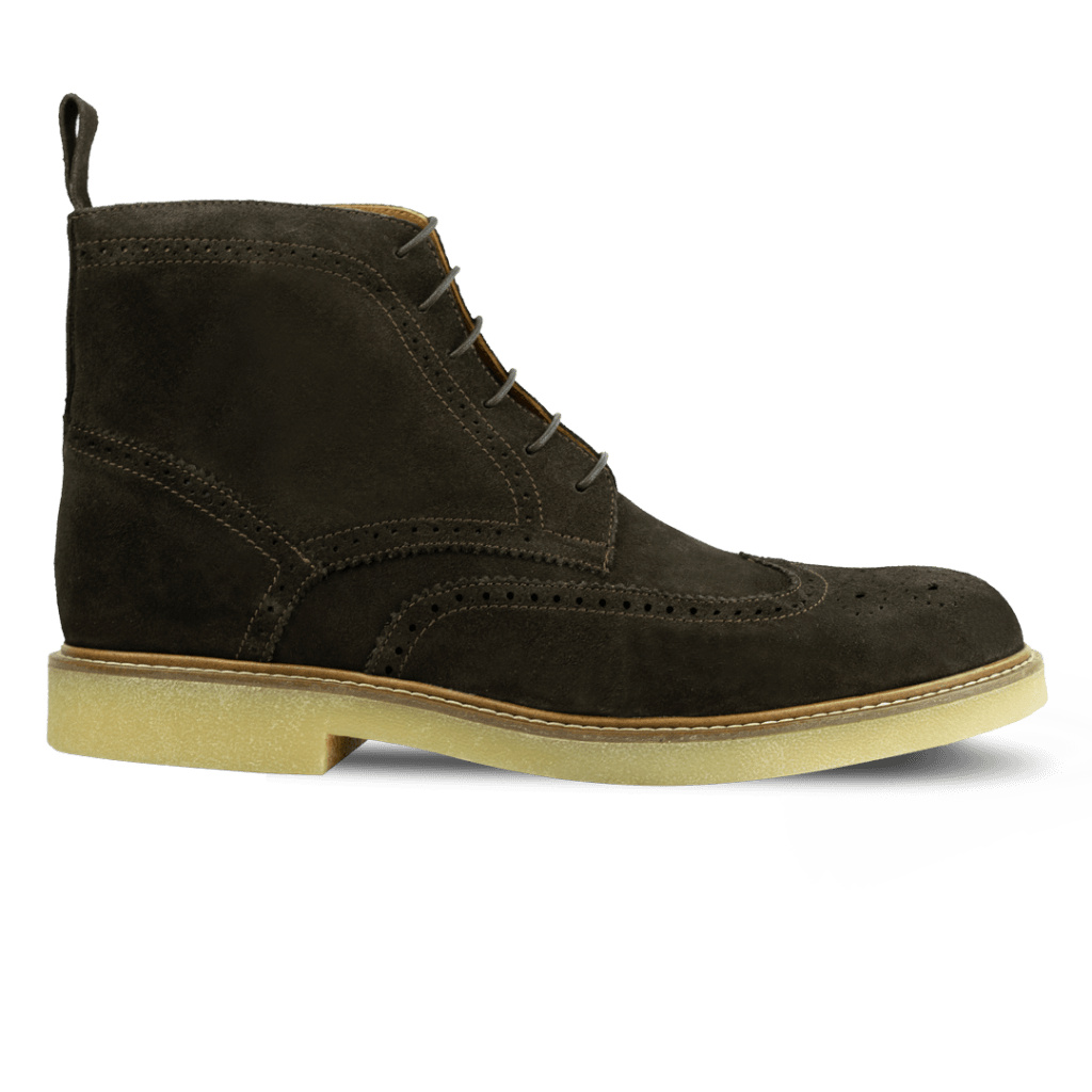 Columb: Bottes Homme - Crêpe Marron