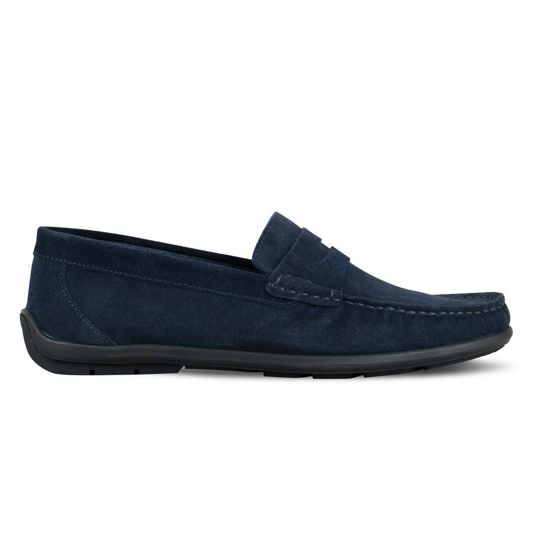 Denver: Mocassin Homme - Bleu Nuit