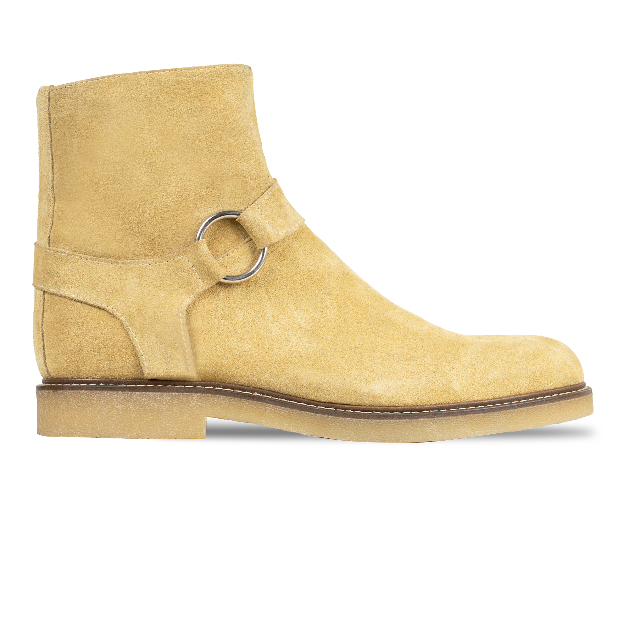 Marlon: Bottes Homme -  Daim Beige