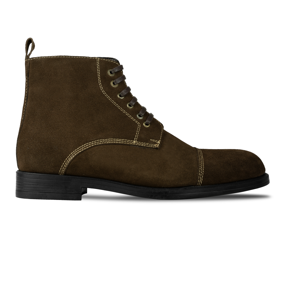 Becker: Boots Homme - Cuir Marron