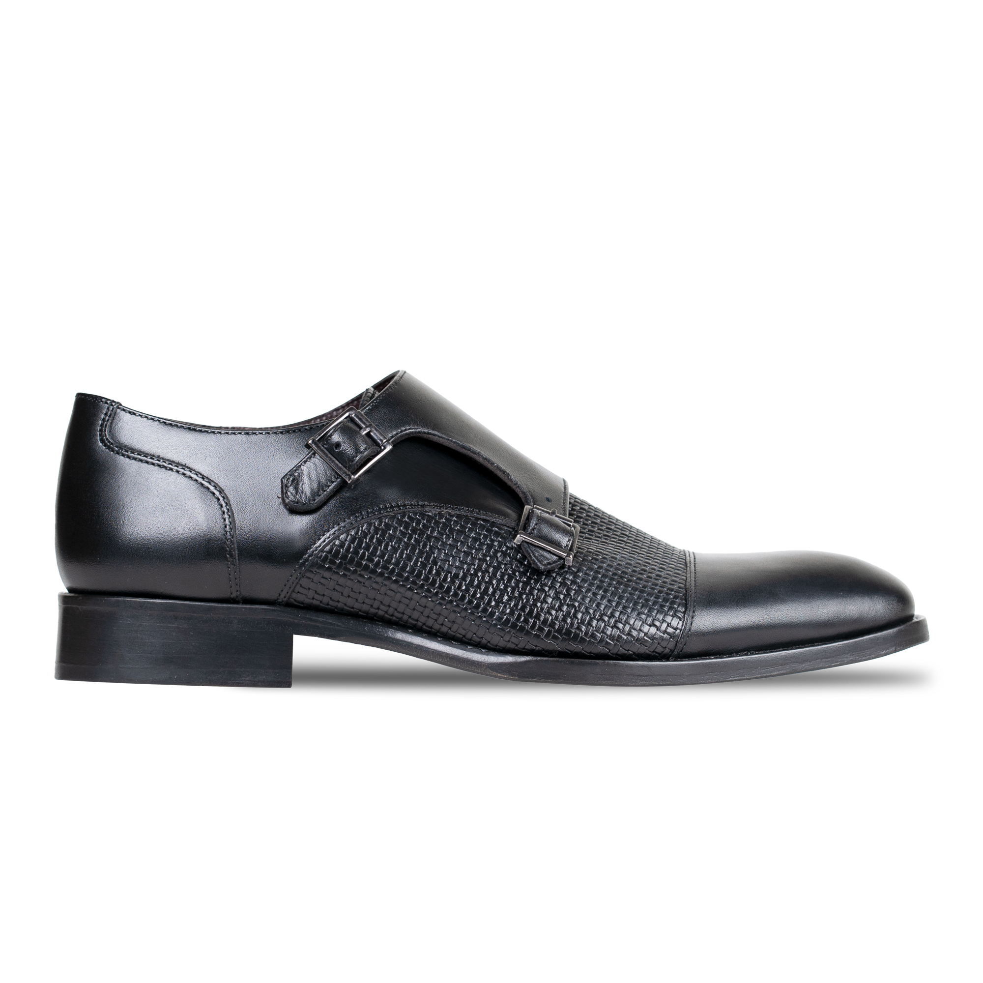 Forest: Chaussures à boucles - Cuir Noir