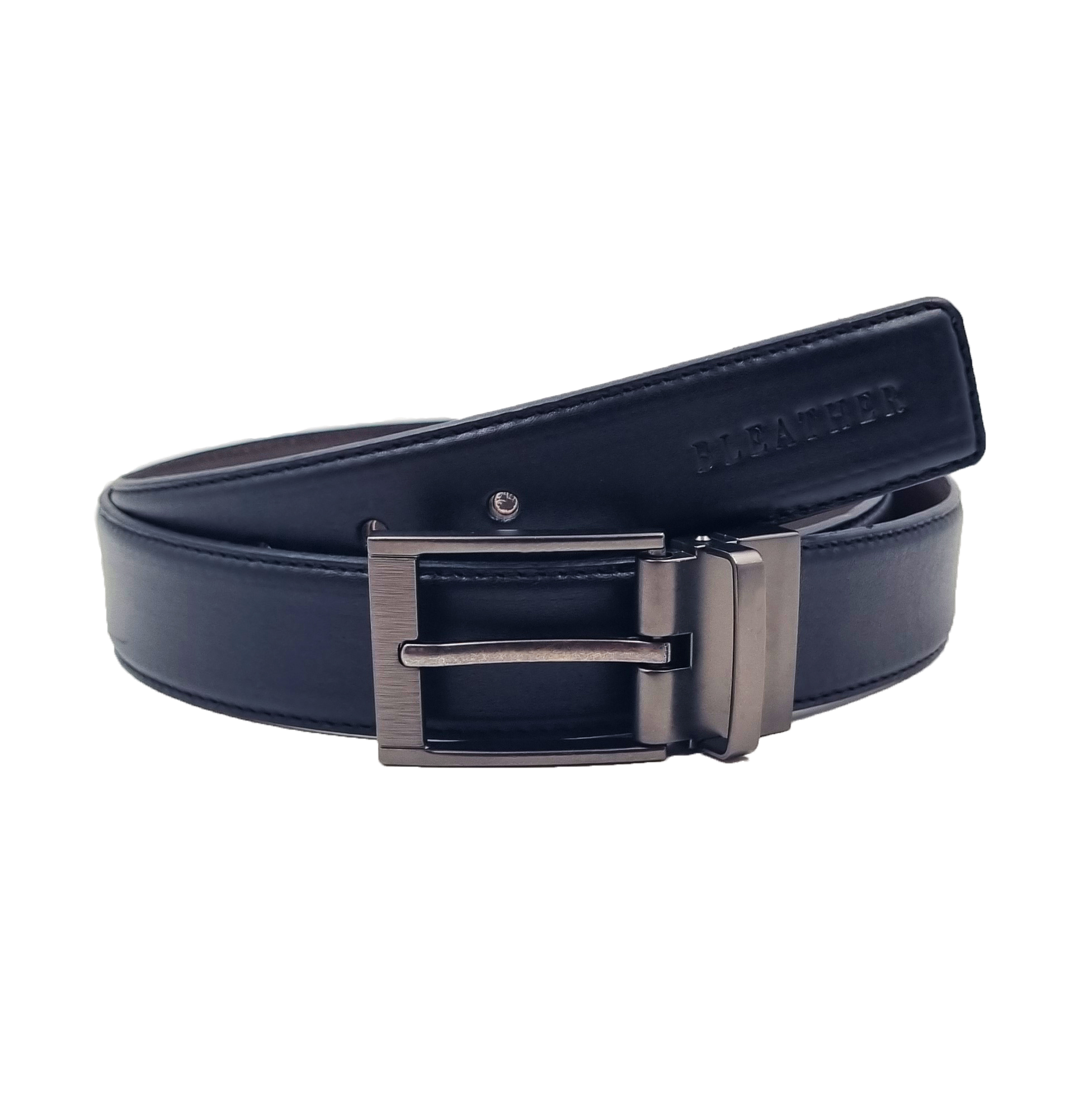 Ceinture Double-Face Bl-C10 Noir/Marron.