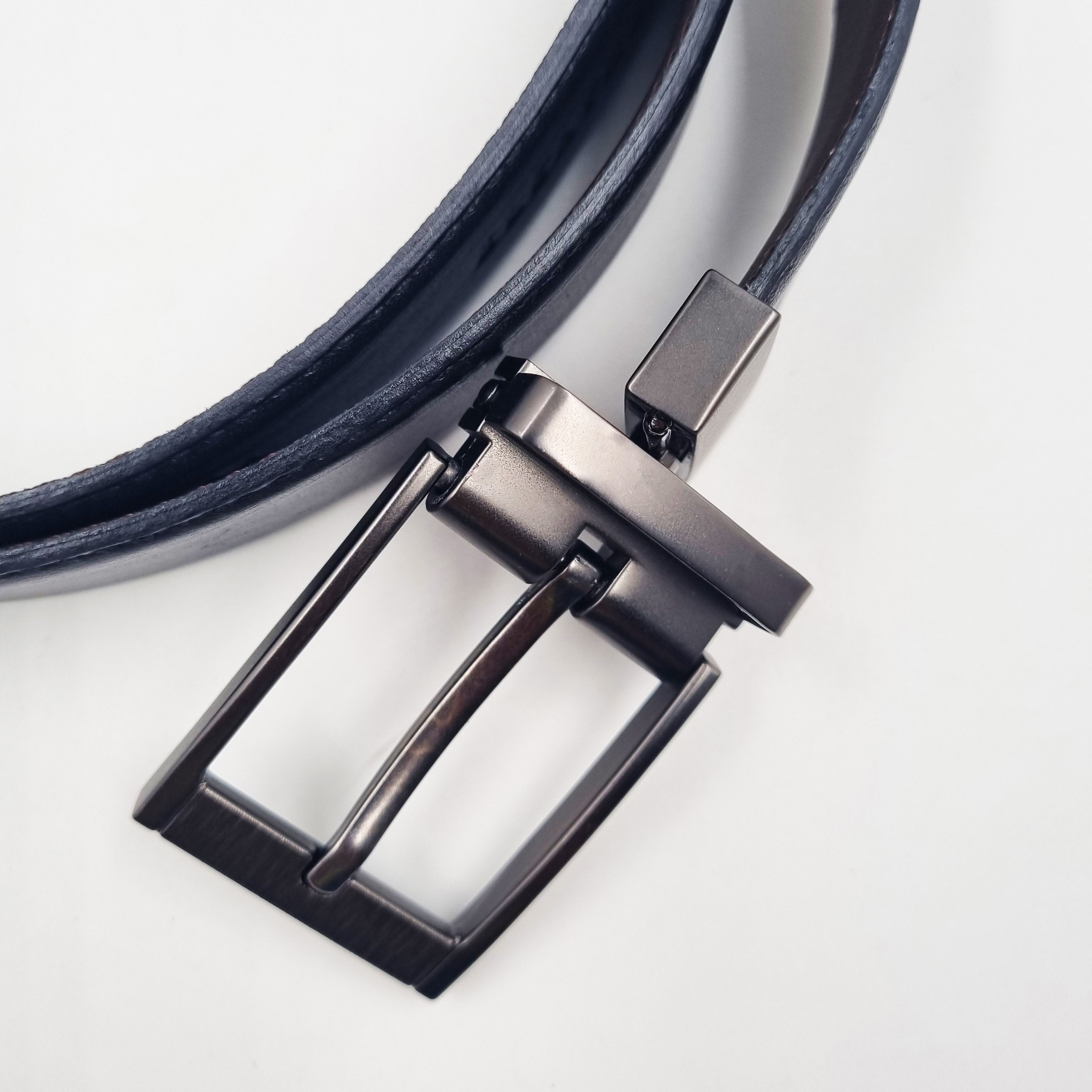 Ceinture Double-Face Bl-C10 Noir/Marron.