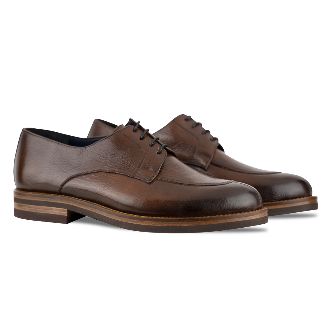 Lodge: Derby Homme - Cuir Marron