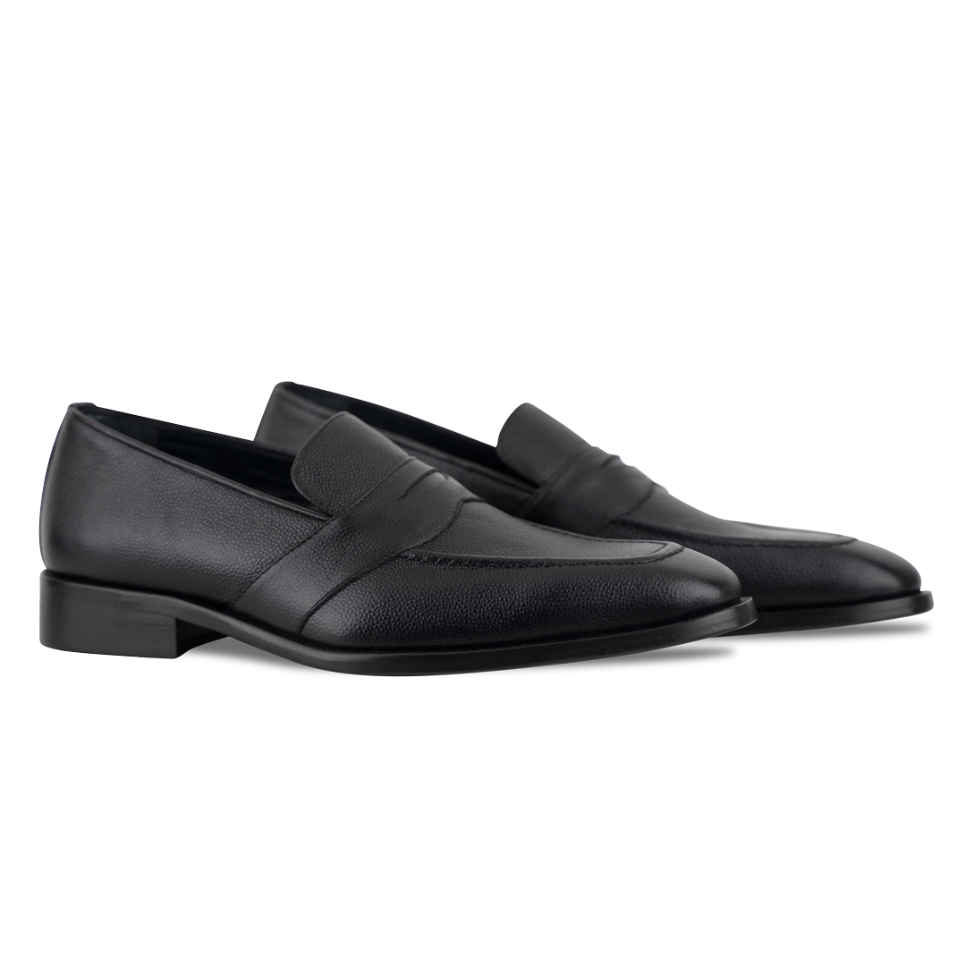River: Mocassin Homme - Cuir Noir