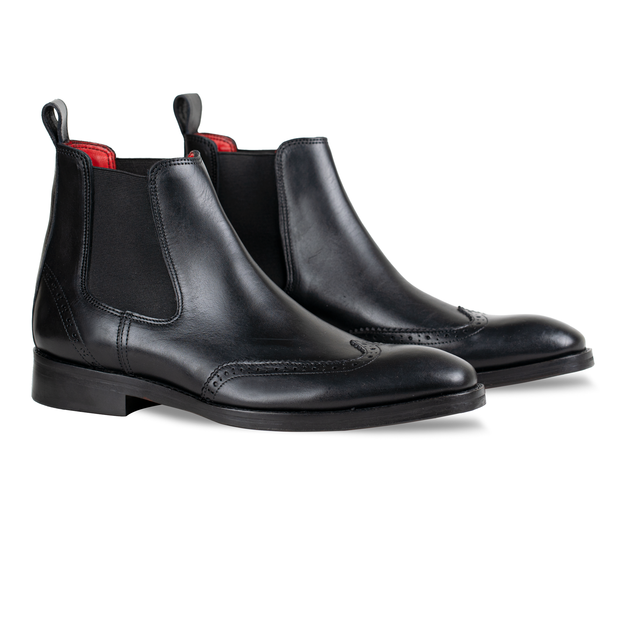Gareth: Chelsea Boots Homme - Cuir Noir