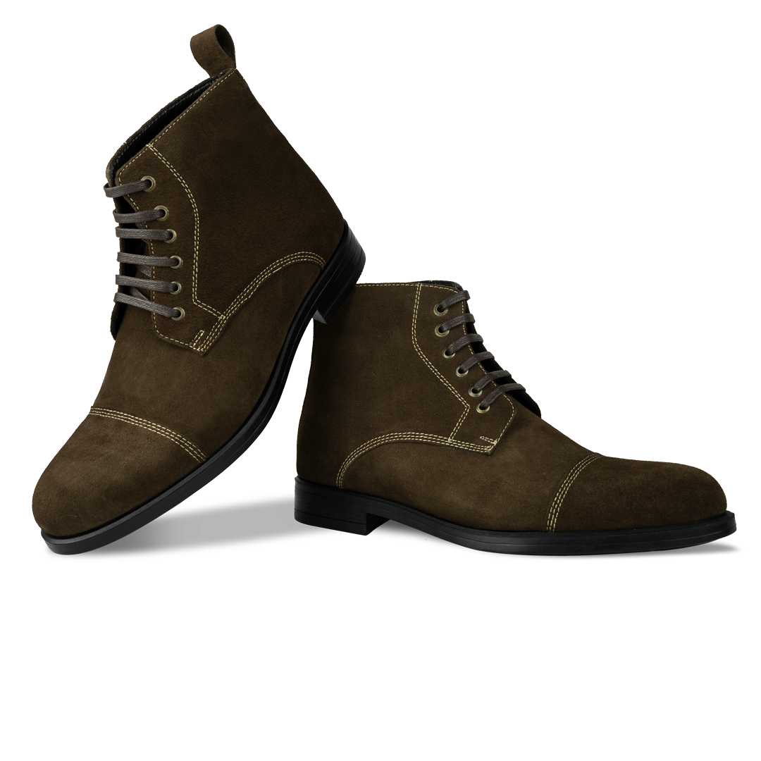 Becker: Boots Homme - Cuir Marron