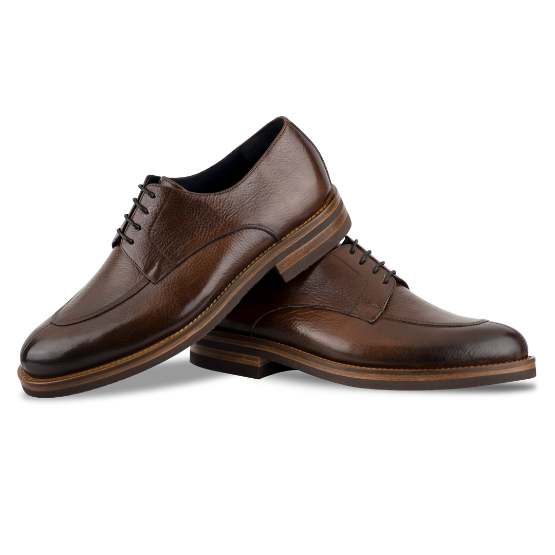 Lodge: Derby Homme - Cuir Marron