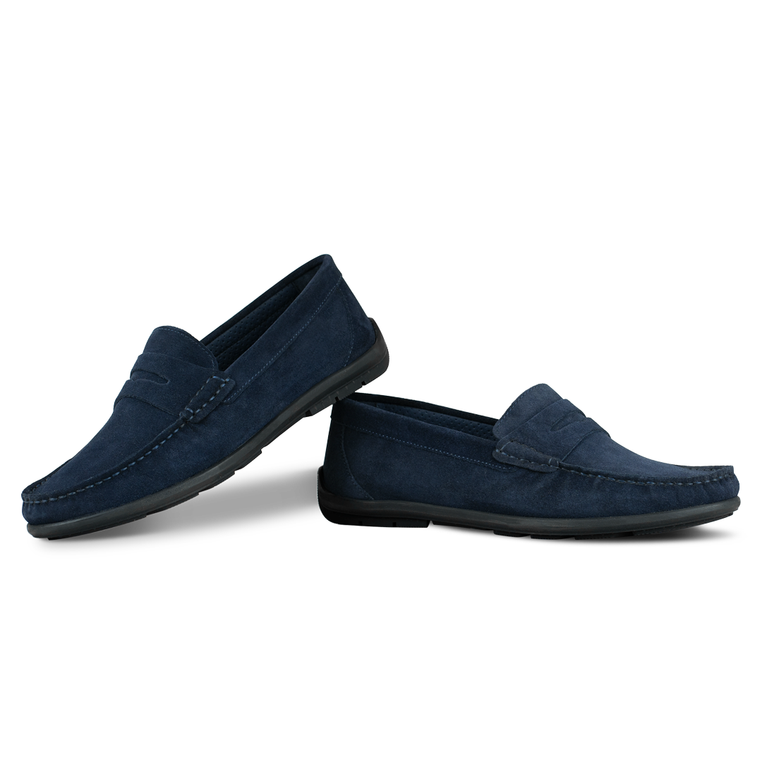 Denver: Mocassin Homme - Bleu Nuit