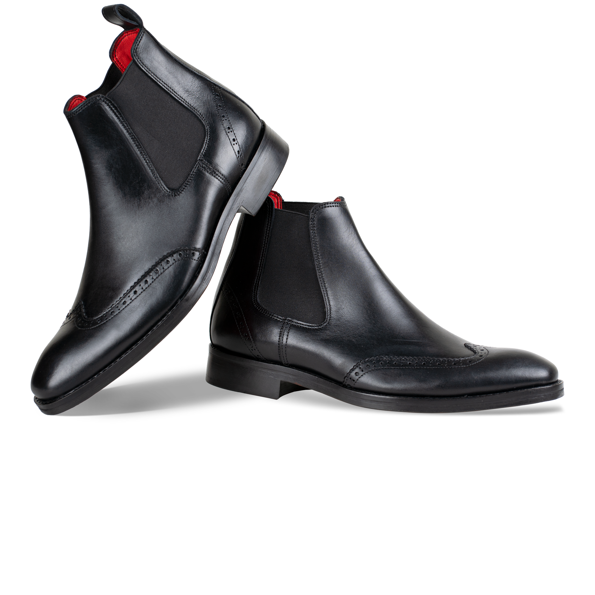 Gareth: Chelsea Boots Homme - Cuir Noir