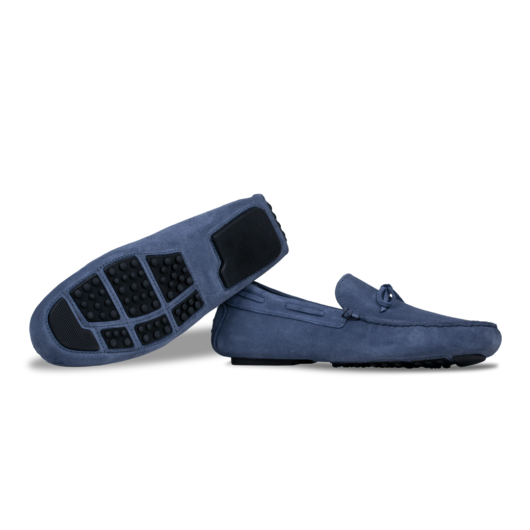 Jacob: Mocassin Homme - Gomme Bleu Persan