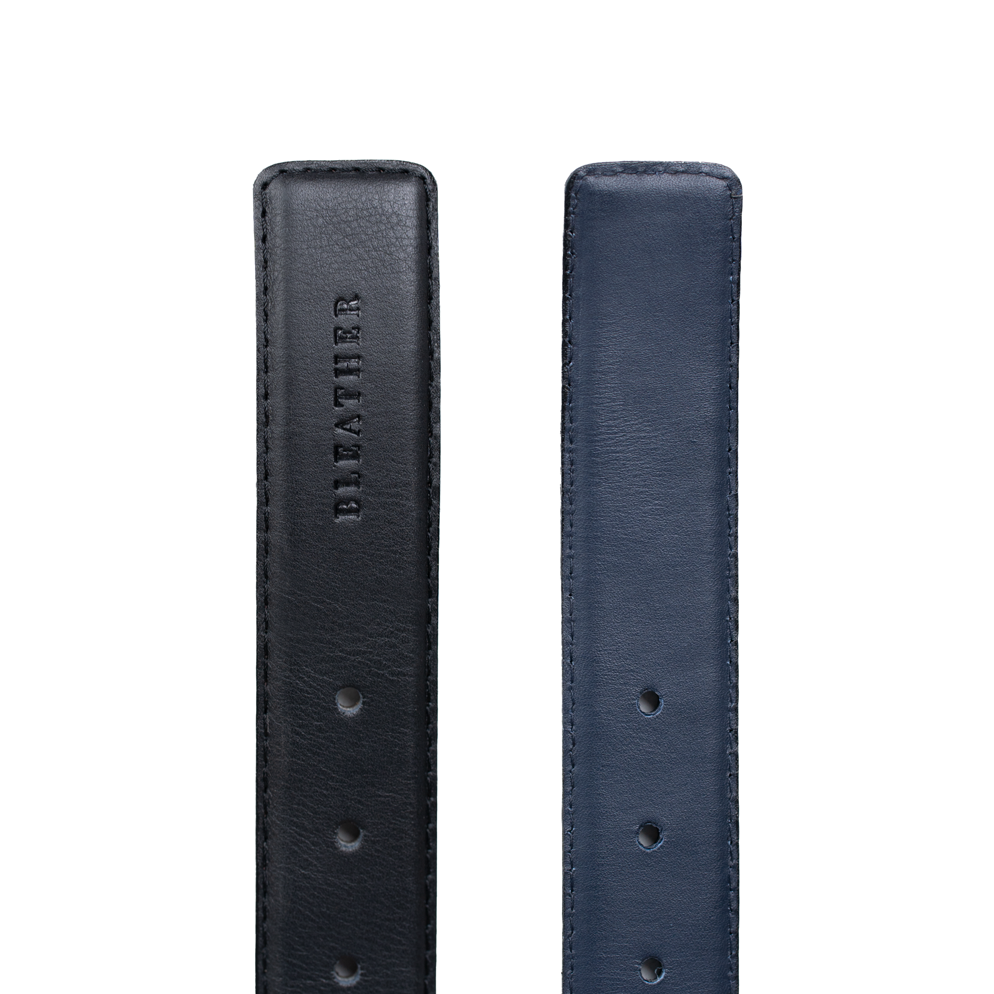 Ceinture: C66 Double face  Noir/Bleu